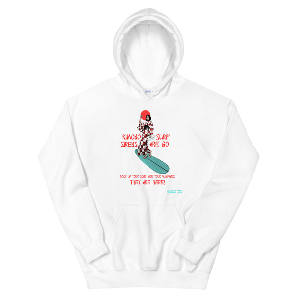 Kimono Surf Sirens Are Here! Hoodie [more colors available]