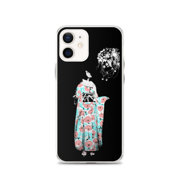 Cherry Blossoms & Furisode iPhone Case