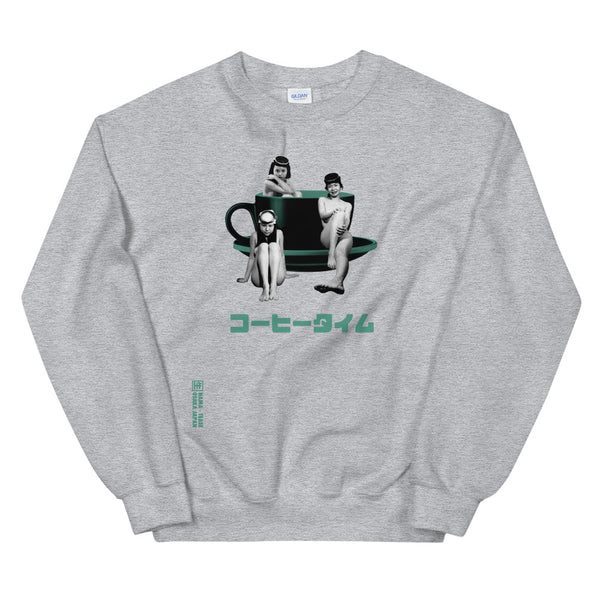 Coffee Time With The Amasan Diving Girls Sweatshirt [more colors available]