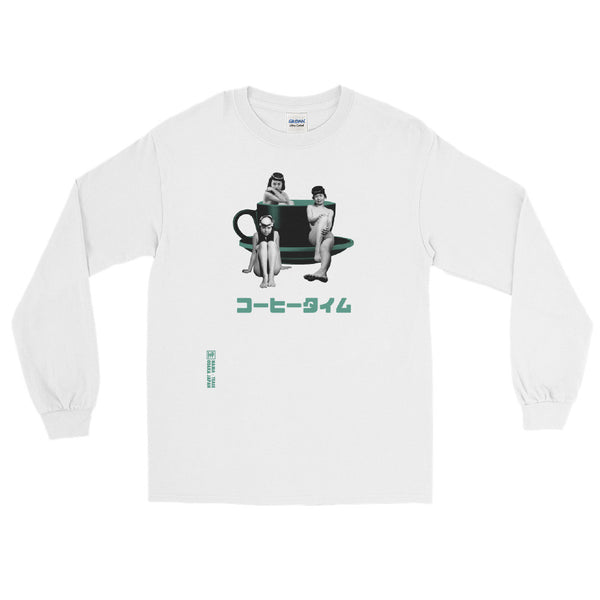 Coffee Time With The Amasan Diving Girls Long Sleeve Shirt [more colors available]