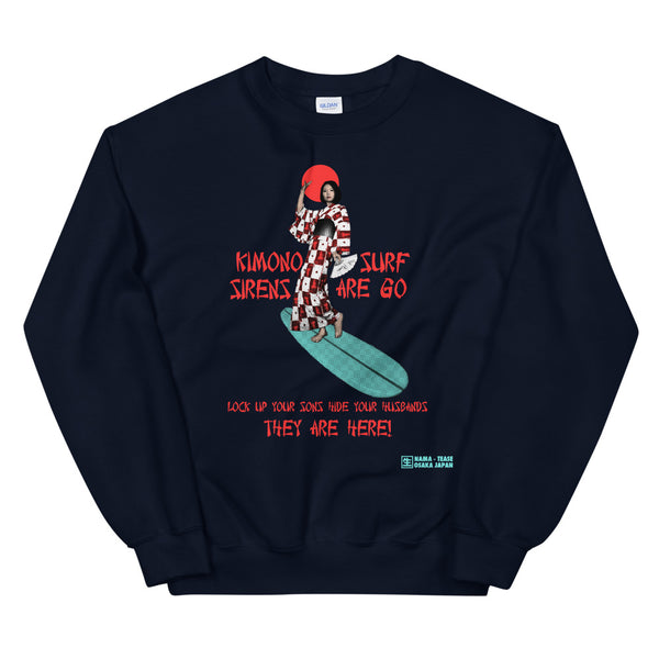 Kimono Surf Sirens Are Go! Sweatshirt [more colors available]