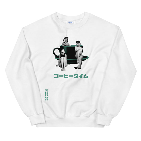 Coffee Time With The Amasan Diving Girls Sweatshirt [more colors available]