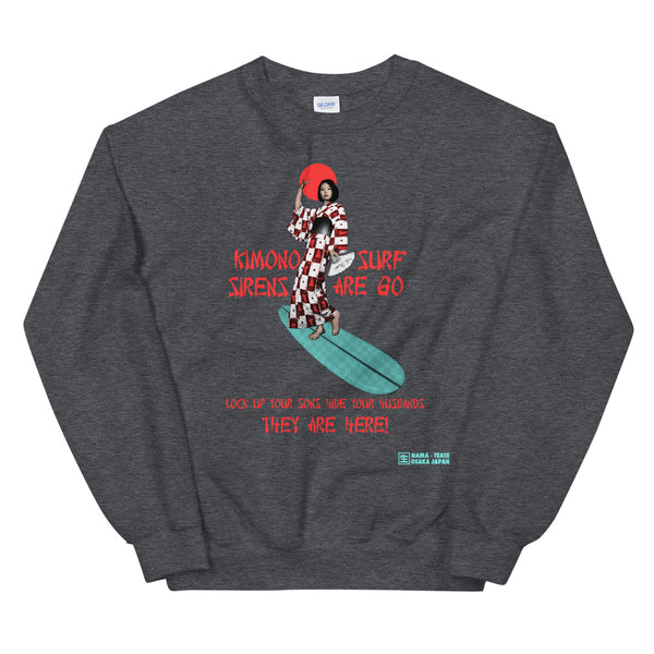 Kimono Surf Sirens Are Go! Sweatshirt [more colors available]